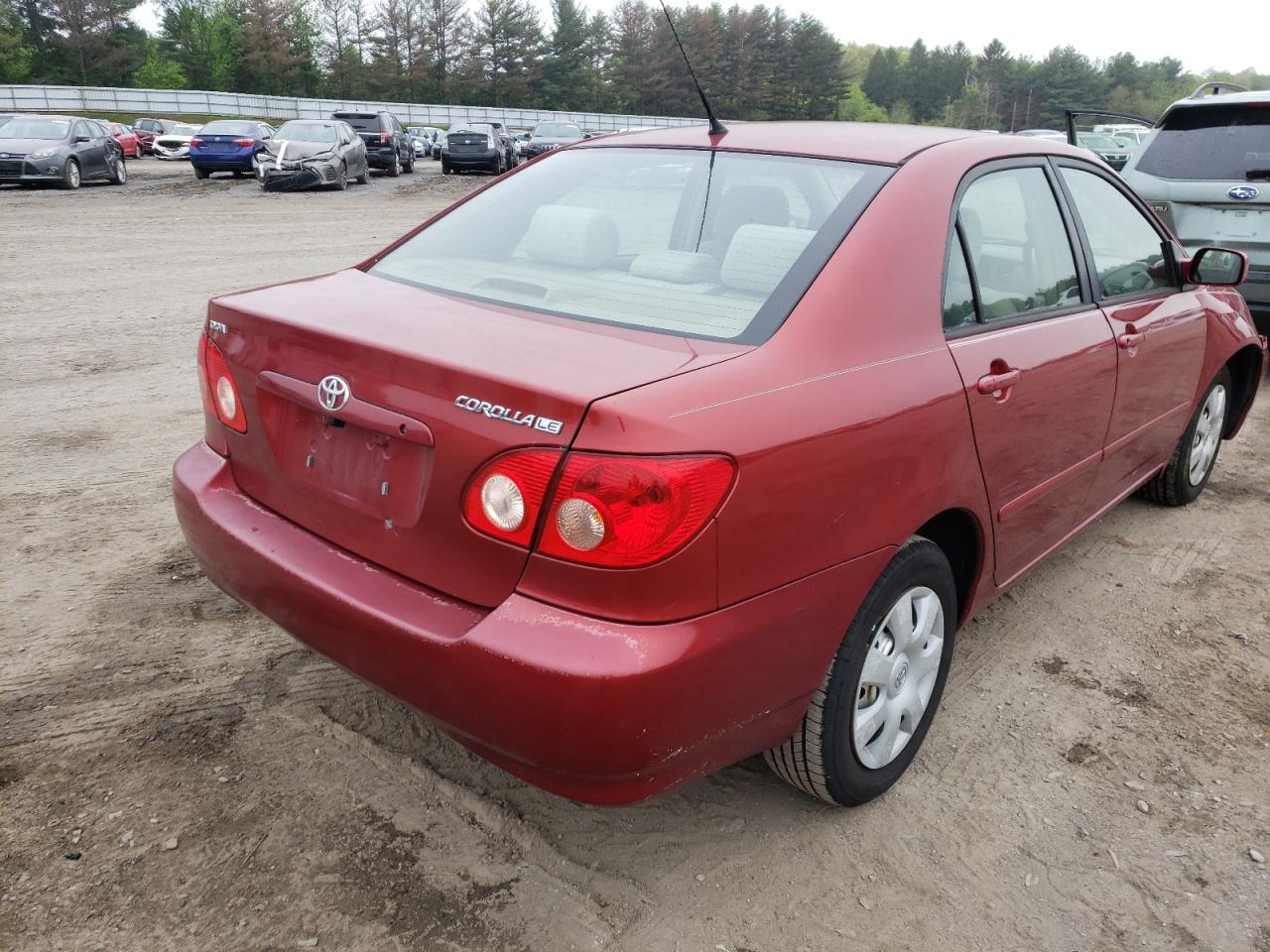Photo 4 from auction – 2007 TOYOTA COROLLA CE with VIN 2T1BR32E17C814280