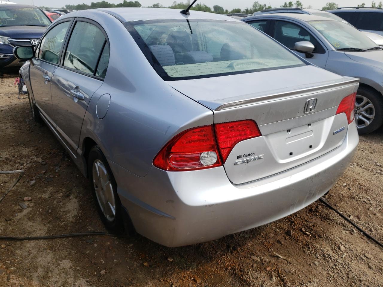 Photo 3 from auction – 2008 HONDA CIVIC HYBR with VIN JHMFA36258S006330
