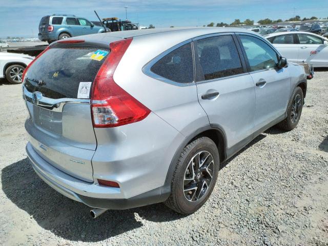Photo 4 from auction – 2016 HONDA CR-V SE with VIN 5J6RM3H43GL027538