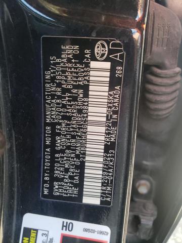 Photo 10 from auction – 2016 TOYOTA COROLLA L with VIN 2T1BURHE6GC549848
