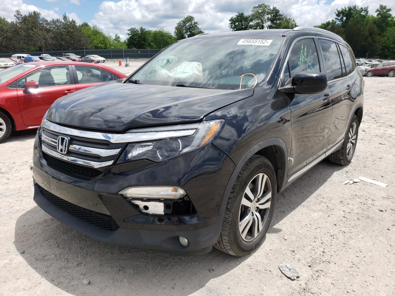Photo 2 from auction – 2017 HONDA PILOT EXL with VIN 5FNYF5H56HB005005