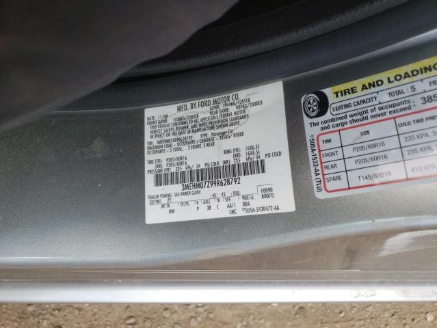 Photo 10 from auction – 2009 MERCURY MILAN with VIN 3MEHM07Z99R628792