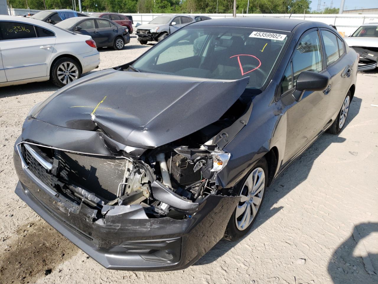 Photo 2 from auction – 2018 SUBARU IMPREZA with VIN 4S3GKAA62J3605736