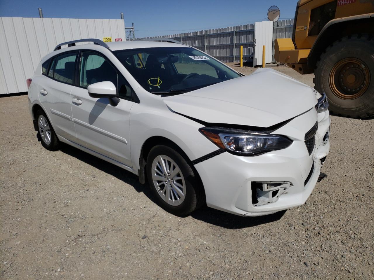 SUBARU IMPREZA PR 2018 with VIN 4S3GTAB66J3735188 - Photo from auction