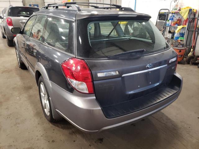 Photo 3 from auction – 2009 SUBARU OUTBACK 2. with VIN 4S4BP61C097313890