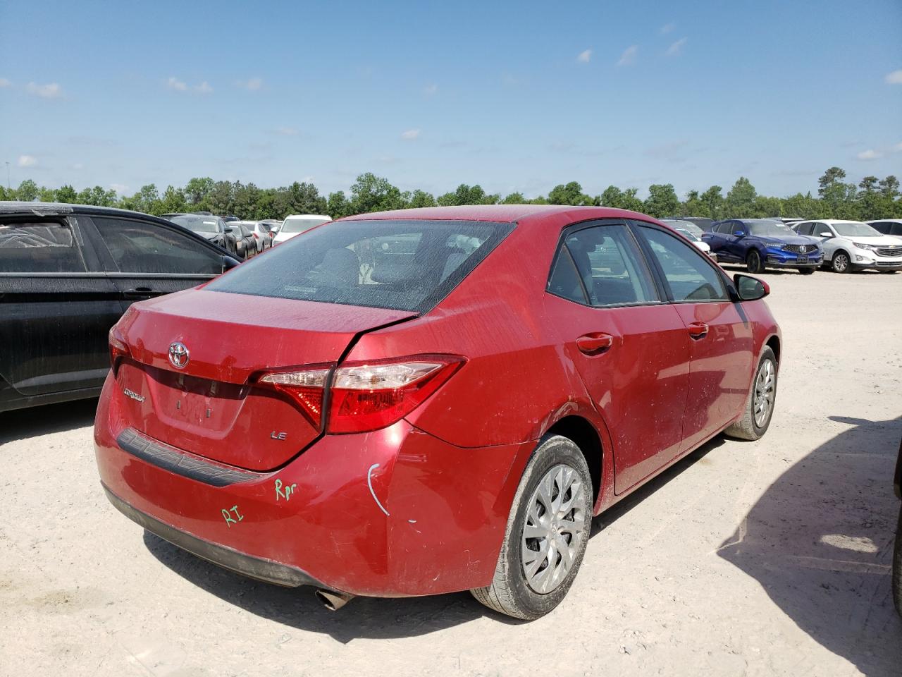Photo 4 from auction – 2019 TOYOTA COROLLA L with VIN 2T1BURHE9KC237824