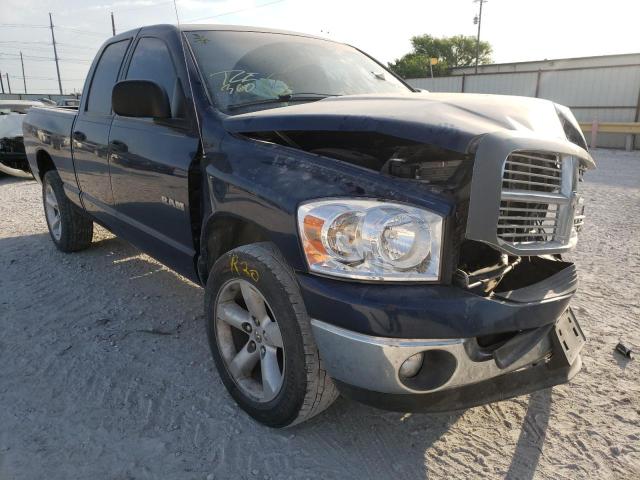 DODGE RAM 1500 S 2008 with VIN 1D7HA18N58J116294 - Photo from auction