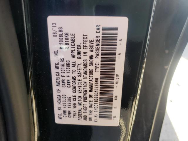 Photo 10 from auction – 2013 HONDA ACCORD with VIN 1HGCT1B88DA025596