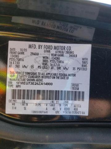 Photo 10 from auction – 2006 FORD EXPLORER with VIN 1FMEU73E26ZA14900