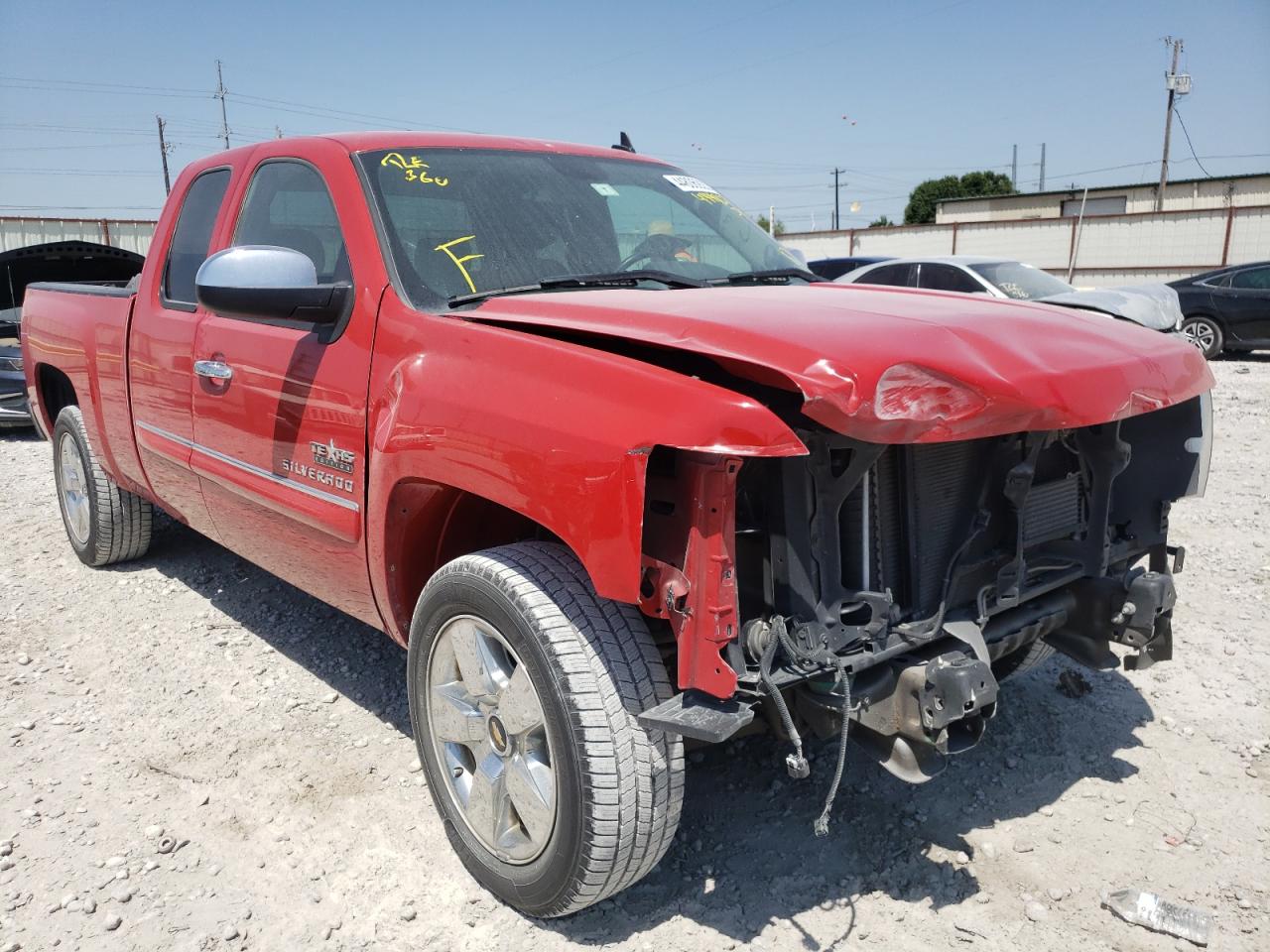 CHEVROLET SILVERADO 2011 with VIN 1GCRCSE02BZ444823 - Photo from auction