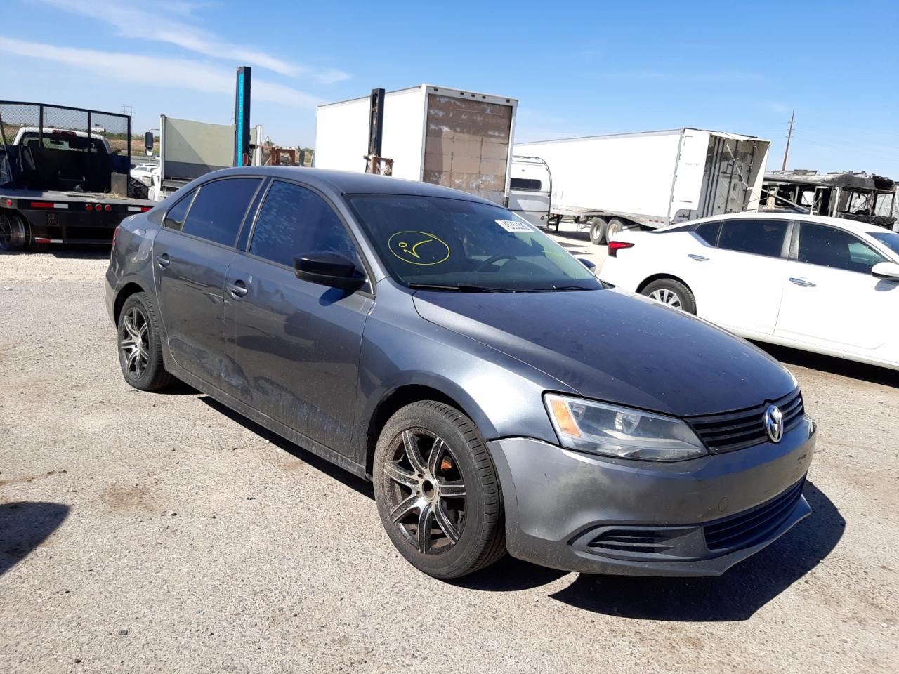 VOLKSWAGEN JETTA BASE 2012 with VIN 3VW2K7AJ2CM334869 - Photo from auction