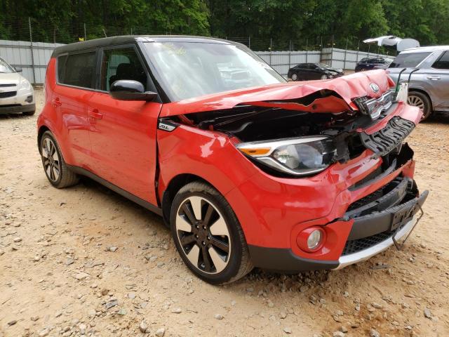 KIA SOUL + 2017 with VIN KNDJP3A57H7455426 - Photo from auction