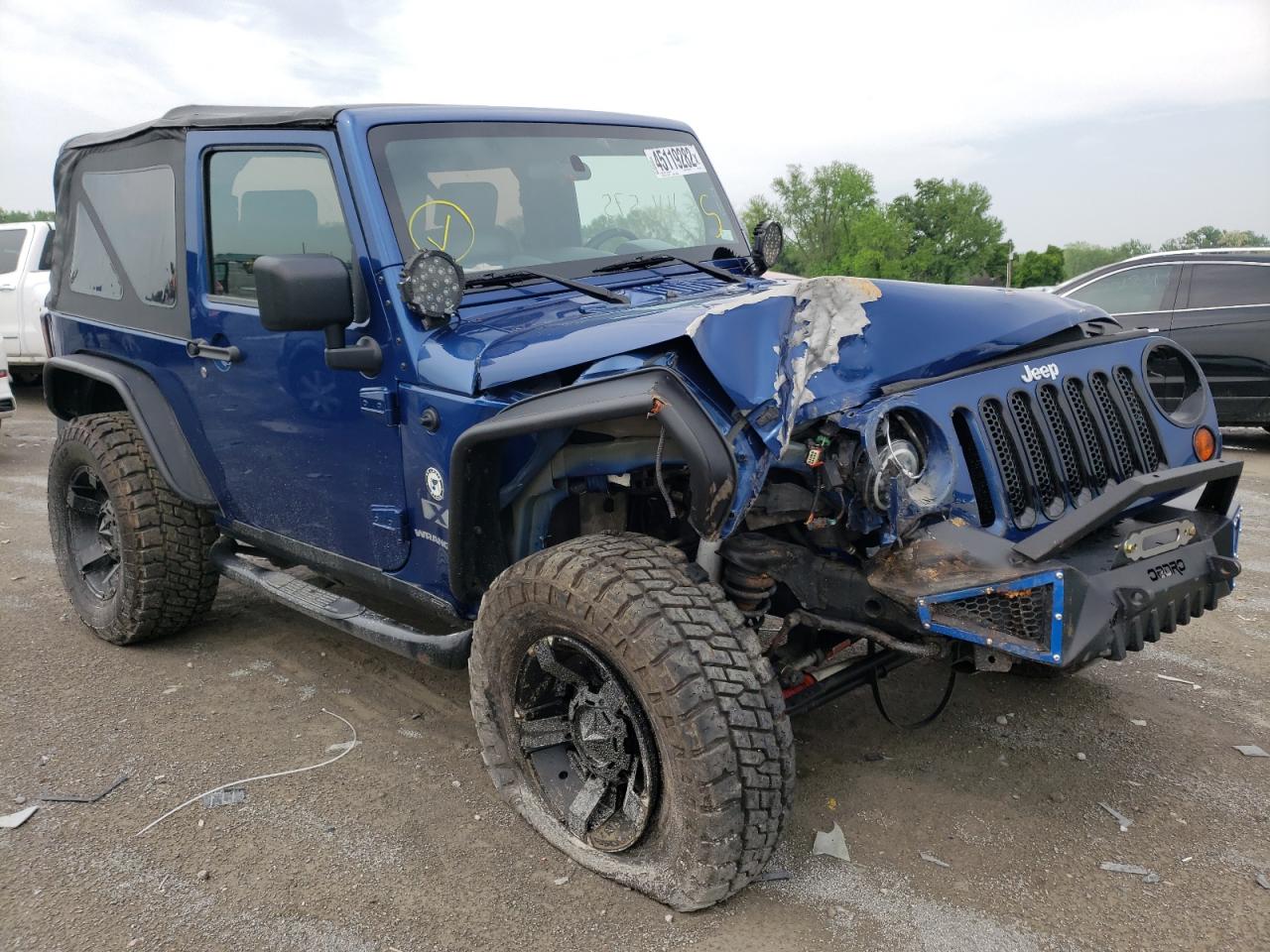 JEEP WRANGLER X 2009 with VIN 1J4FA24189L785525 - Photo from auction