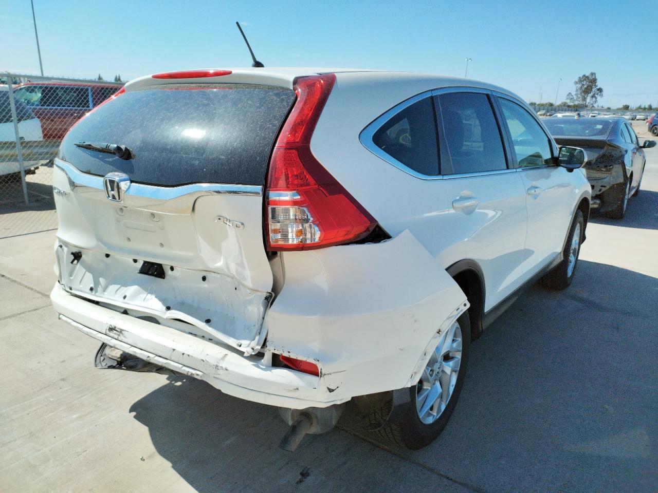 Photo 4 from auction – 2016 HONDA CR-V EX with VIN 5J6RM4H53GL091867