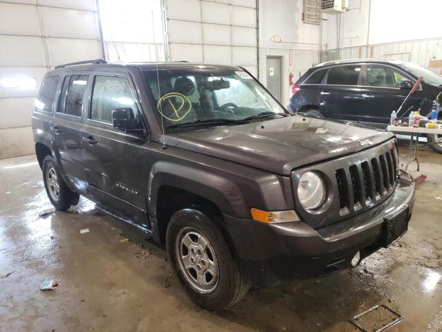 Photo 1 from auction – 2016 JEEP PATRIOT SP with VIN 1C4NJRBB0GD614720