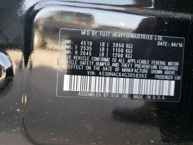 Photo 10 from auction – 2016 SUBARU LEGACY 2.5 with VIN 4S3BNAC64G3058203