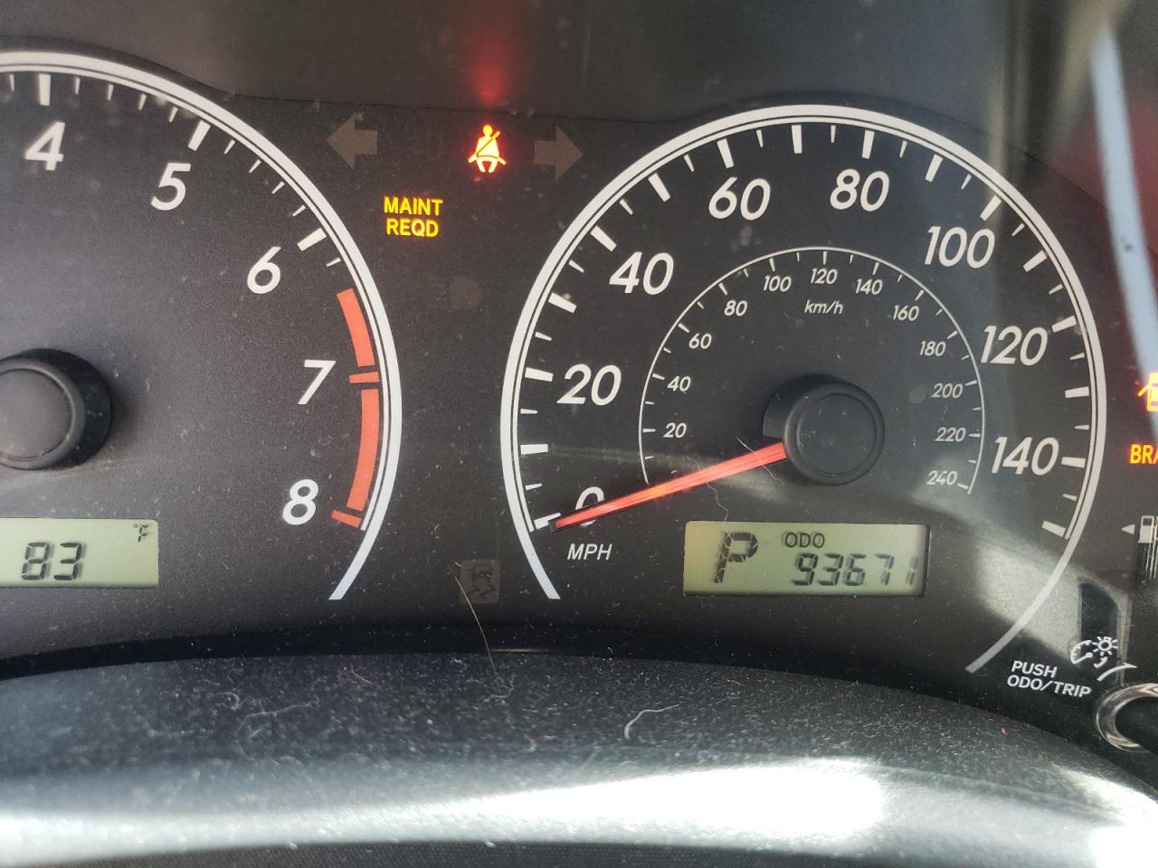 Photo 8 from auction – 2013 TOYOTA COROLLA BA with VIN 2T1BU4EE5DC126262