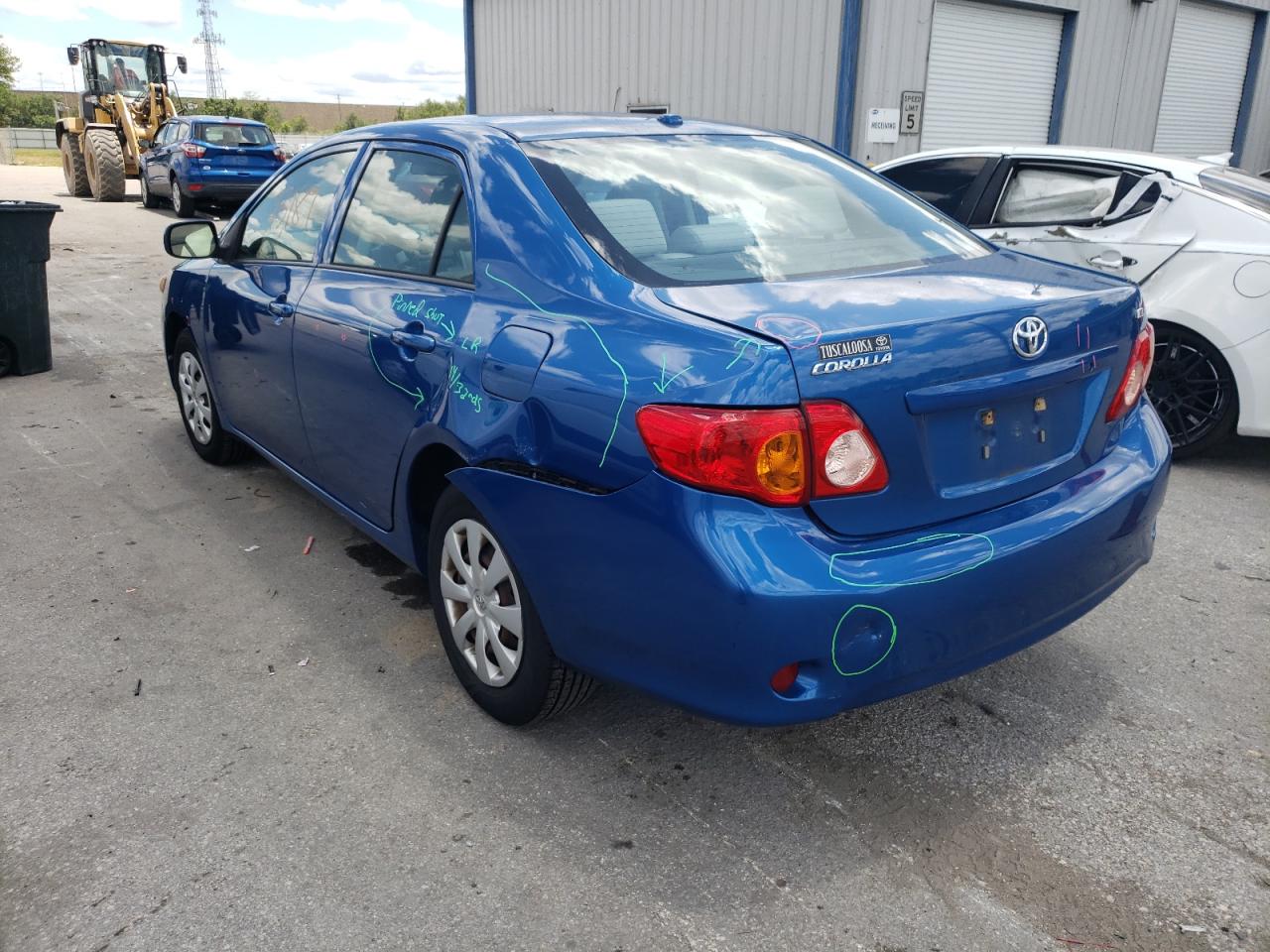 Photo 3 from auction – 2009 TOYOTA COROLLA BA with VIN 1NXBU40E89Z086675