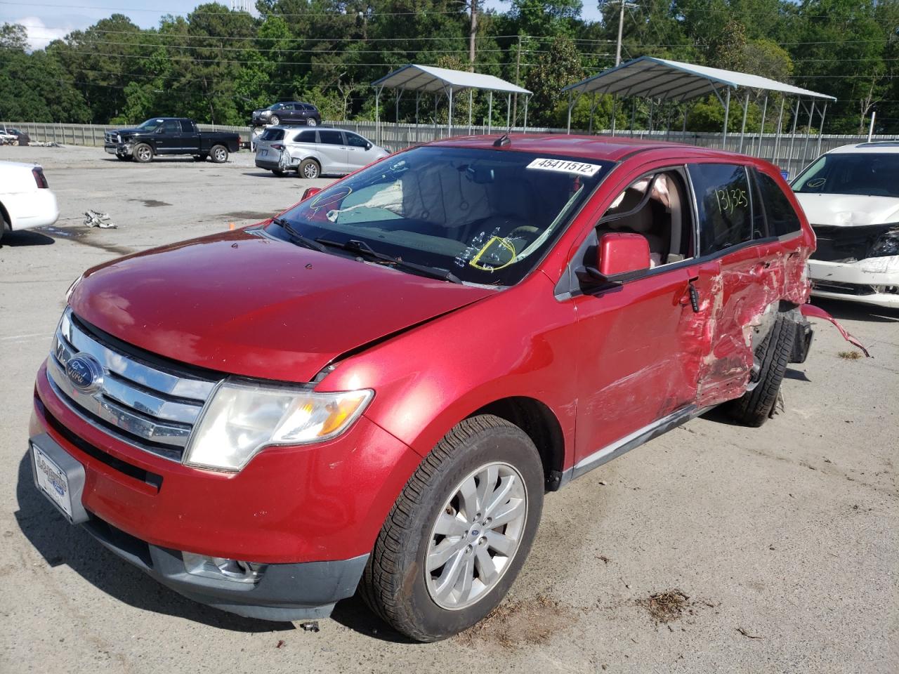 Photo 2 from auction – 2010 FORD EDGE SEL with VIN 2FMDK3JC9ABB03435