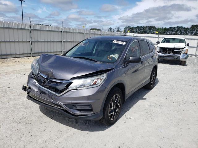 Photo 2 from auction – 2016 HONDA CR-V SE with VIN 2HKRM4H45GH706937
