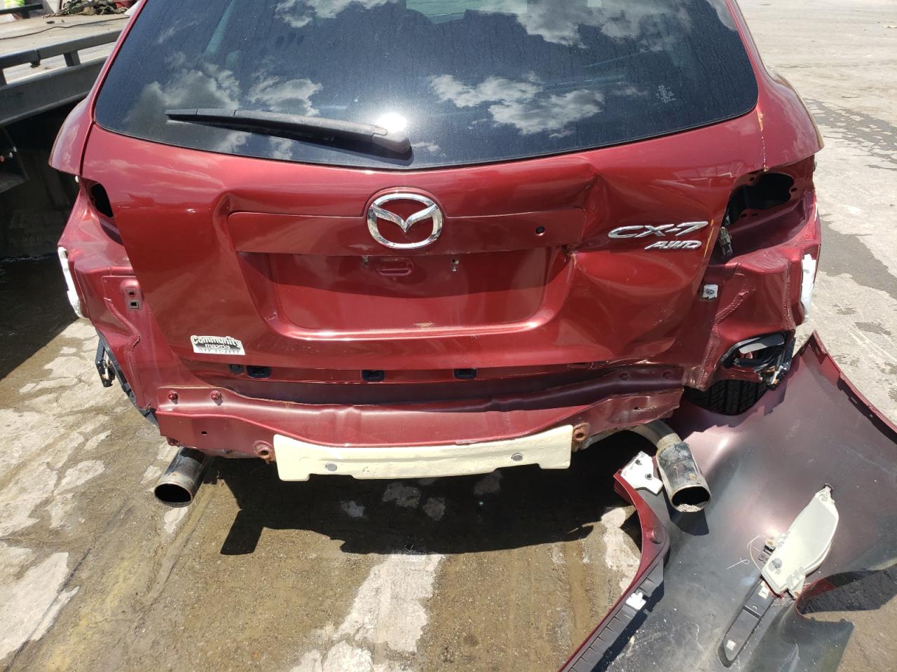 Photo 9 from auction – 2010 MAZDA CX-7 with VIN JM3ER4W36A0310151