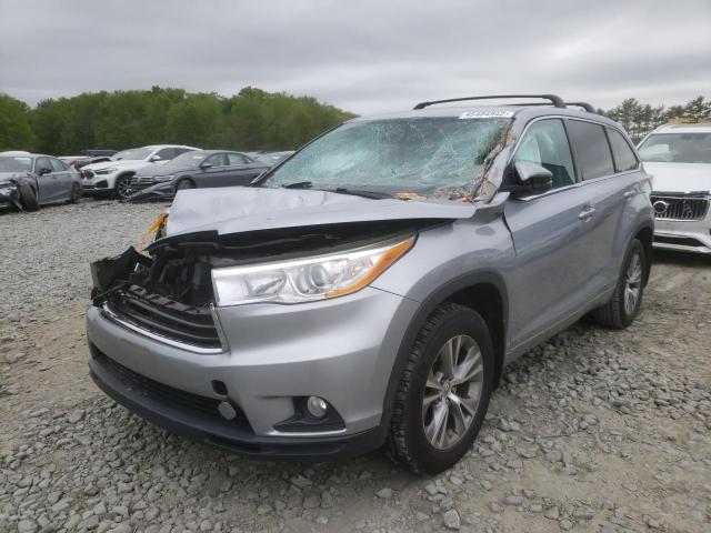 Photo 2 from auction – 2014 TOYOTA HIGHLANDER with VIN 5TDBKRFH9ES018327