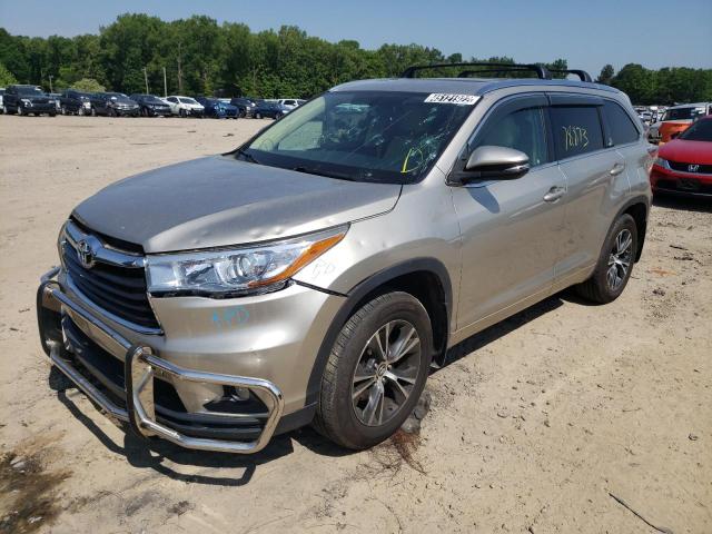 Photo 2 from auction – 2016 TOYOTA HIGHLANDER with VIN 5TDJKRFH4GS287785