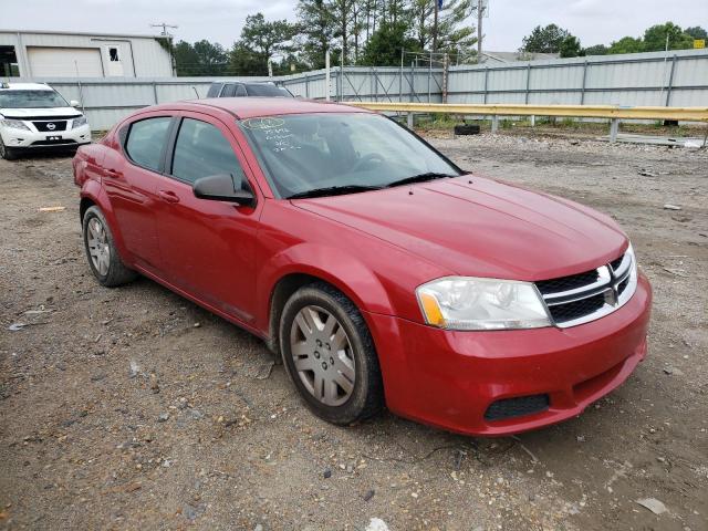 DODGE AVENGER SE 2014 with VIN 1C3CDZABXEN125768 - Photo from auction