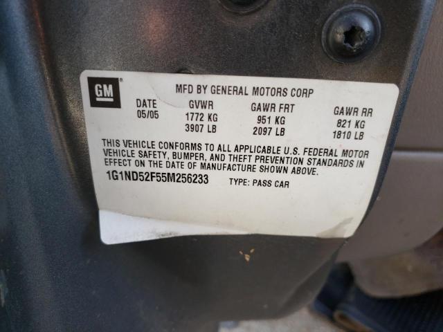 Photo 10 from auction – 2005 CHEVROLET CLASSIC with VIN 1G1ND52F55M256233