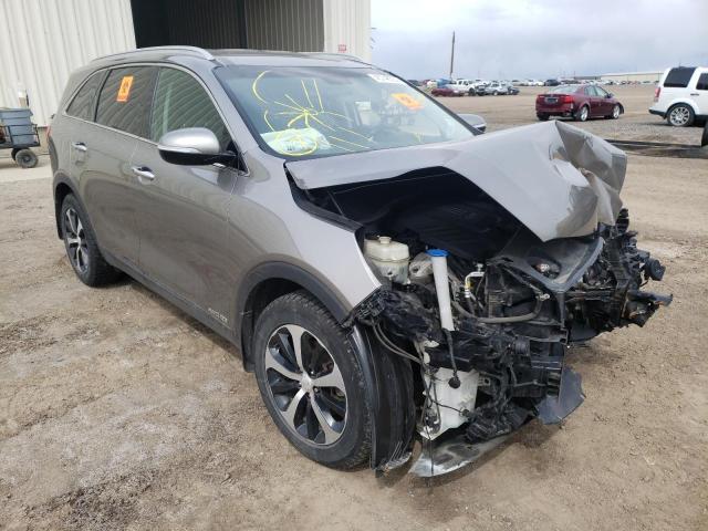 KIA SORENTO EX 2017 with VIN 5XYPHDA58HG309424 - Photo from auction