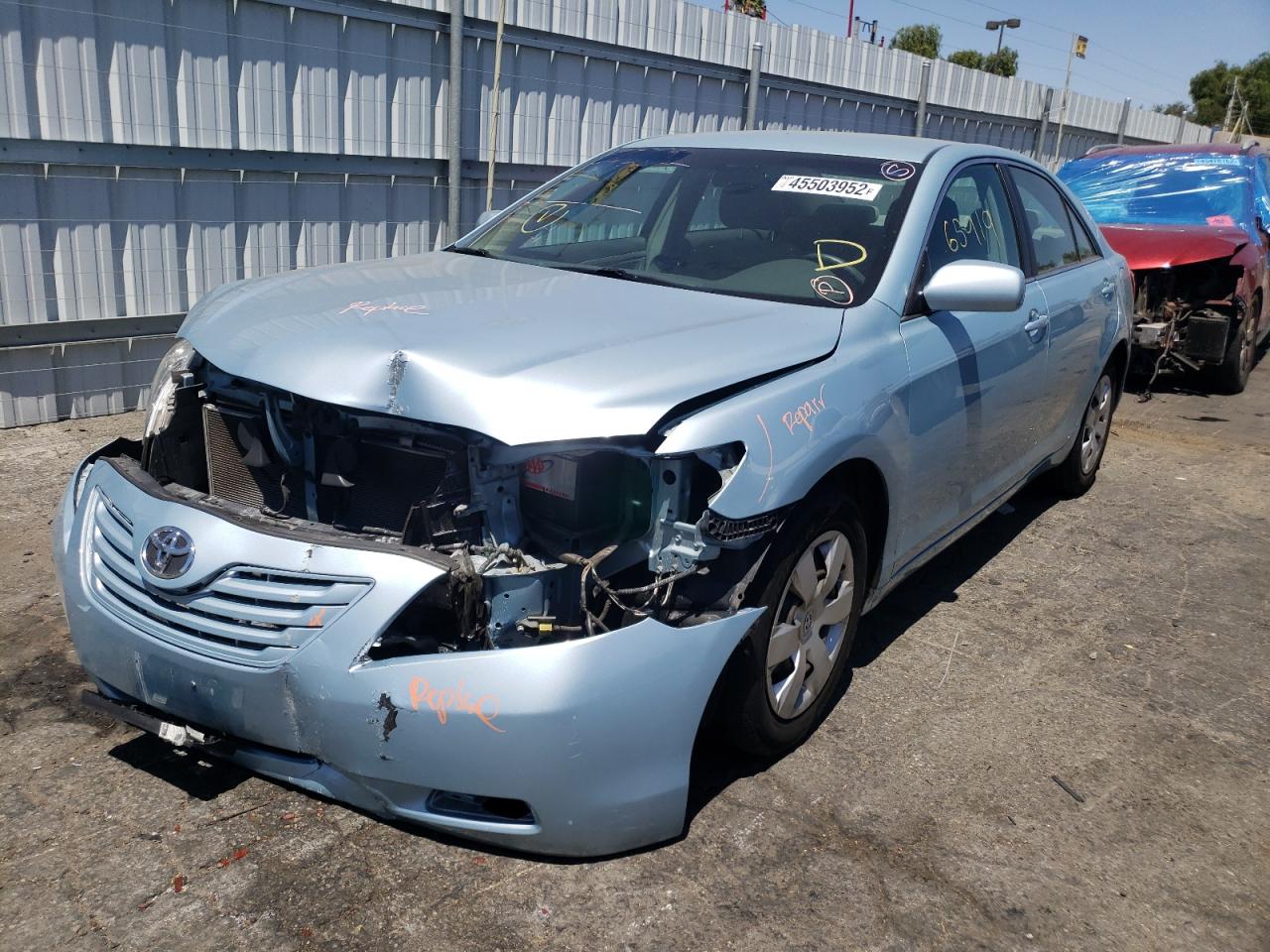 Photo 2 from auction – 2009 TOYOTA CAMRY BASE with VIN 4T4BE46K69R047891