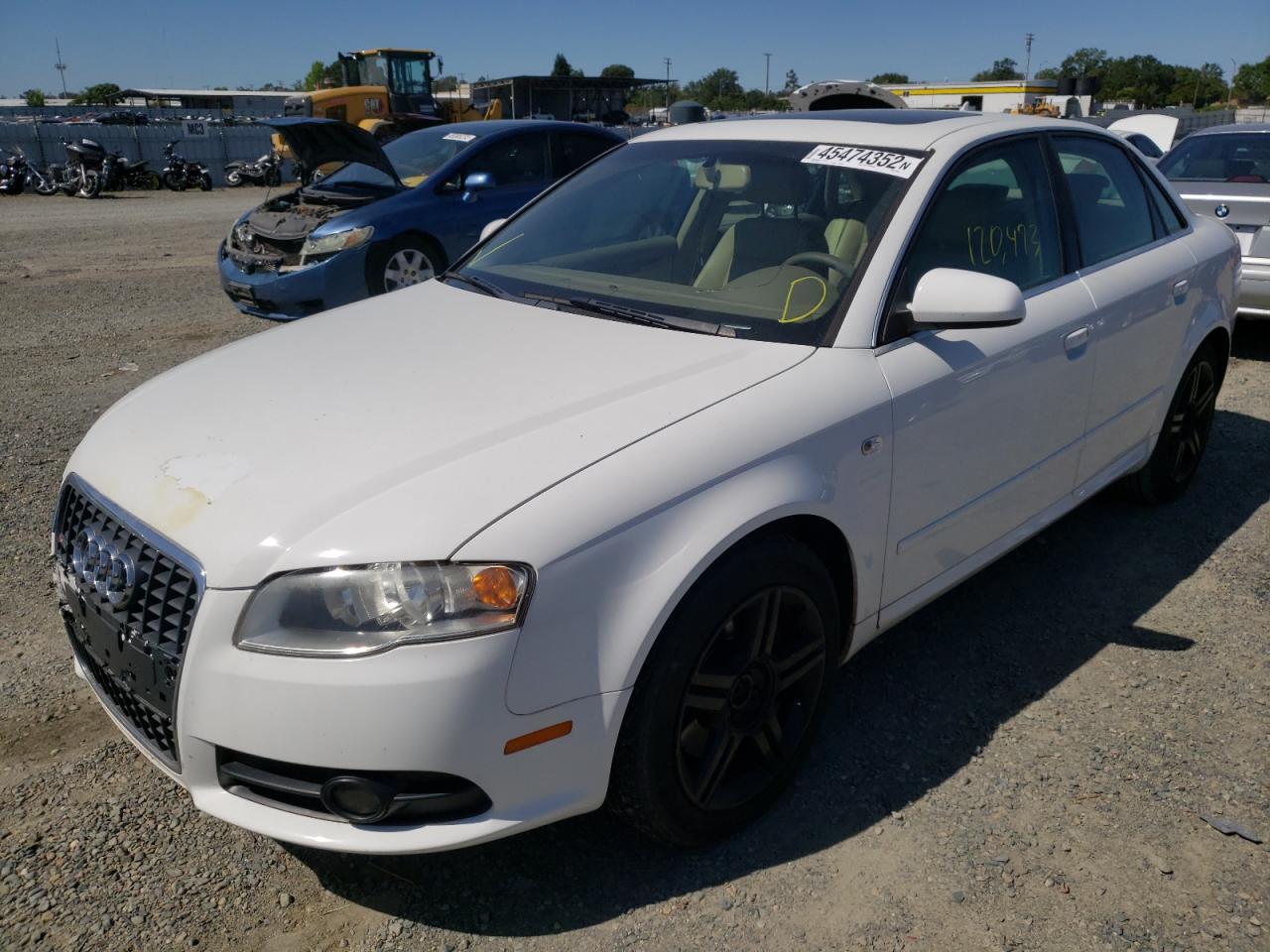 Photo 2 from auction – 2008 AUDI A4 2.0T with VIN WAUAF78E78A053034