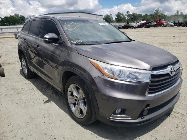 TOYOTA HIGHLANDER 2016 with VIN 5TDYKRFH7GS134218 - Photo from auction