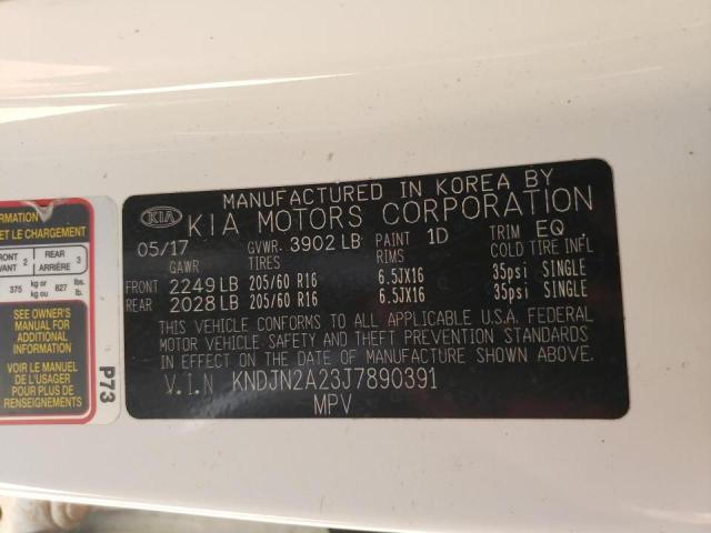 Photo 10 from auction – 2018 KIA SOUL with VIN KNDJN2A23J7890391