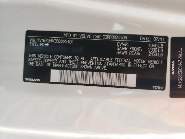 Photo 10 from auction – 2011 VOLVO C30 T5 with VIN YV1672MK3B2225401