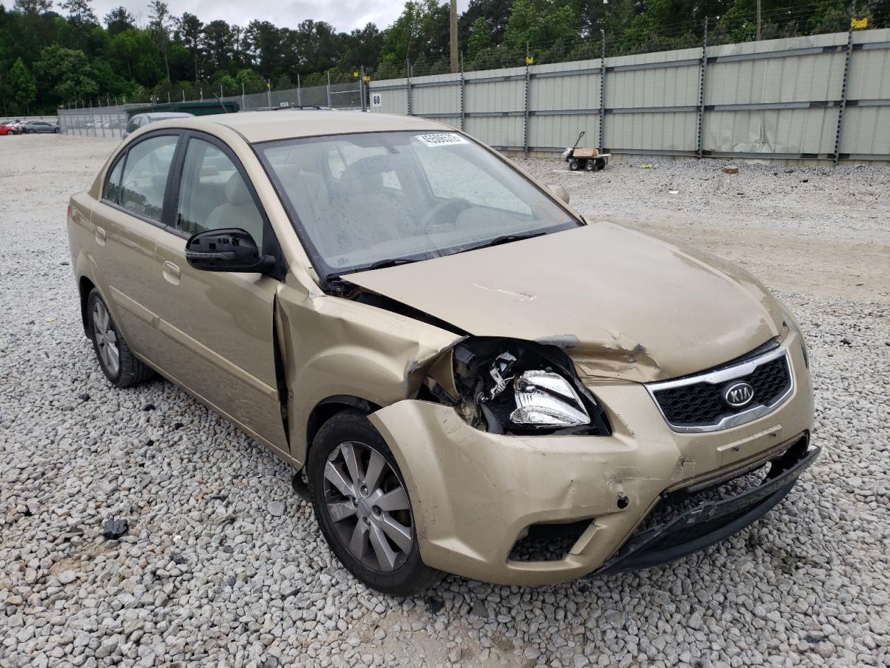 KIA RIO BASE 2011 with VIN KNADH4A33B6733991 - Photo from auction