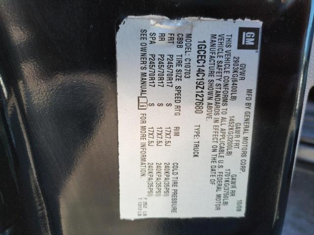 Photo 10 from auction – 2009 CHEVROLET SILVERADO with VIN 1GCEC14C19Z127680