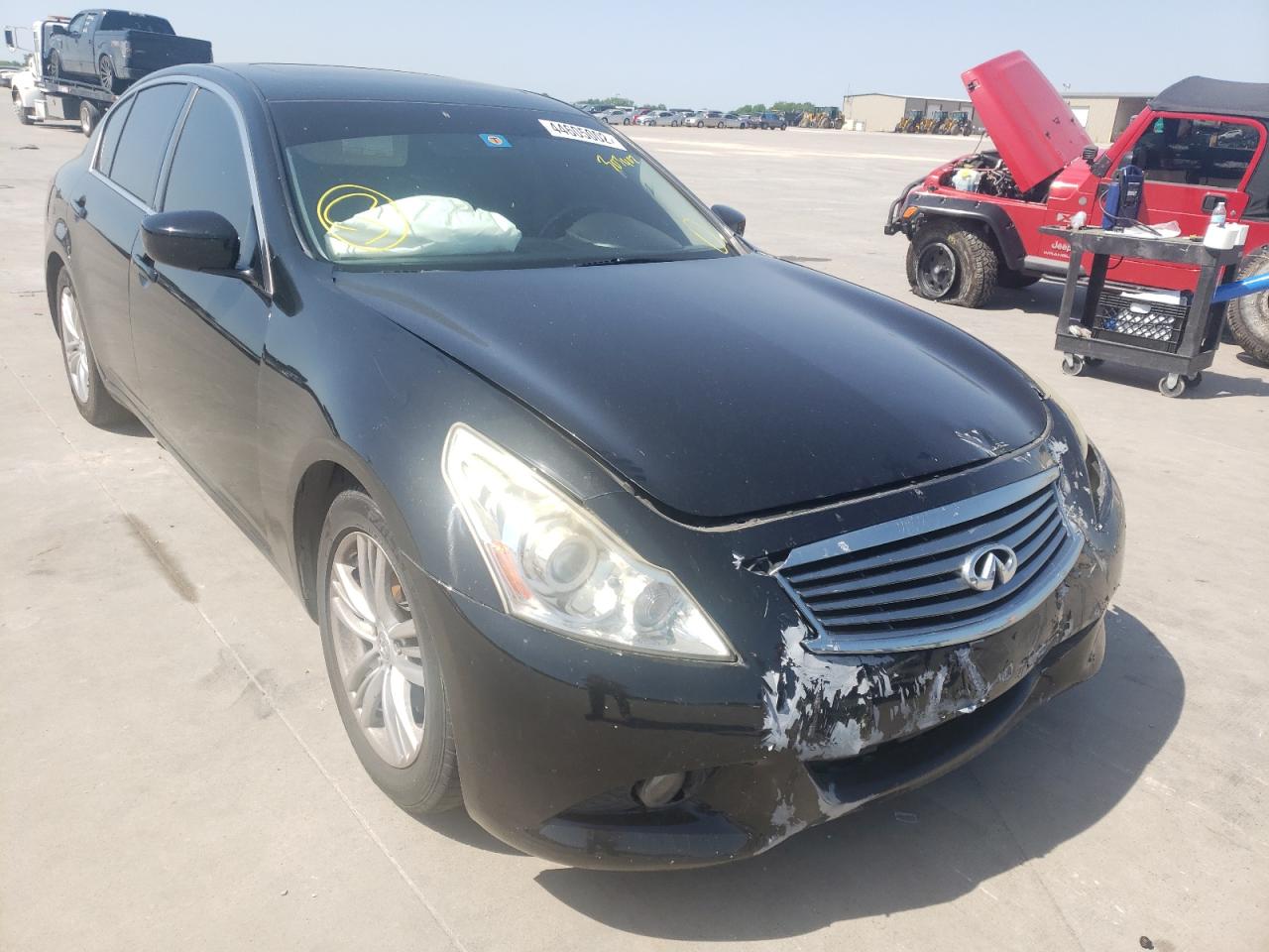 INFINITI G37 BASE 2013 with VIN JN1CV6AP9DM303602 - Photo from auction