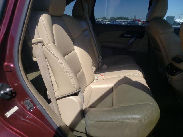 Foto 6 de la subasta – 2012 ACURA MDX TECHNO con VIN 2HNYD2H30CH532649