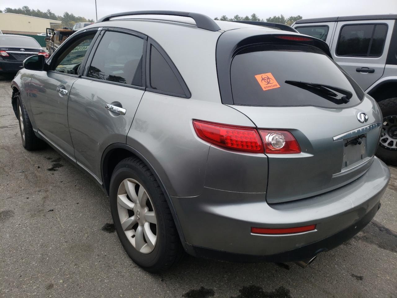 Photo 3 from auction – 2005 INFINITI FX35 with VIN JNRAS08W65X212231