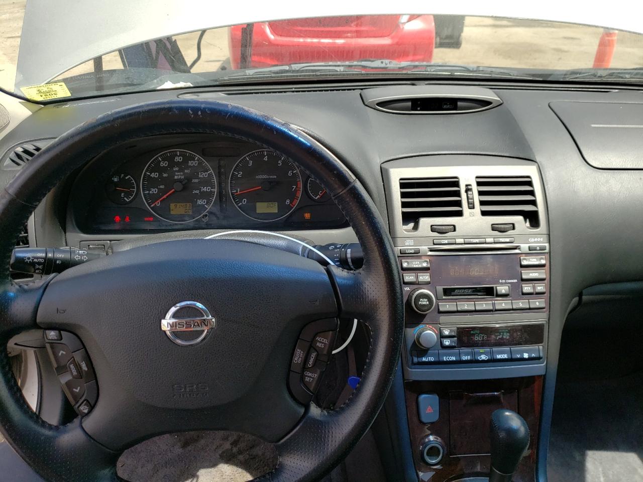 Photo 9 from auction – 2002 NISSAN MAXIMA GLE with VIN JN1DA31DX2T451426