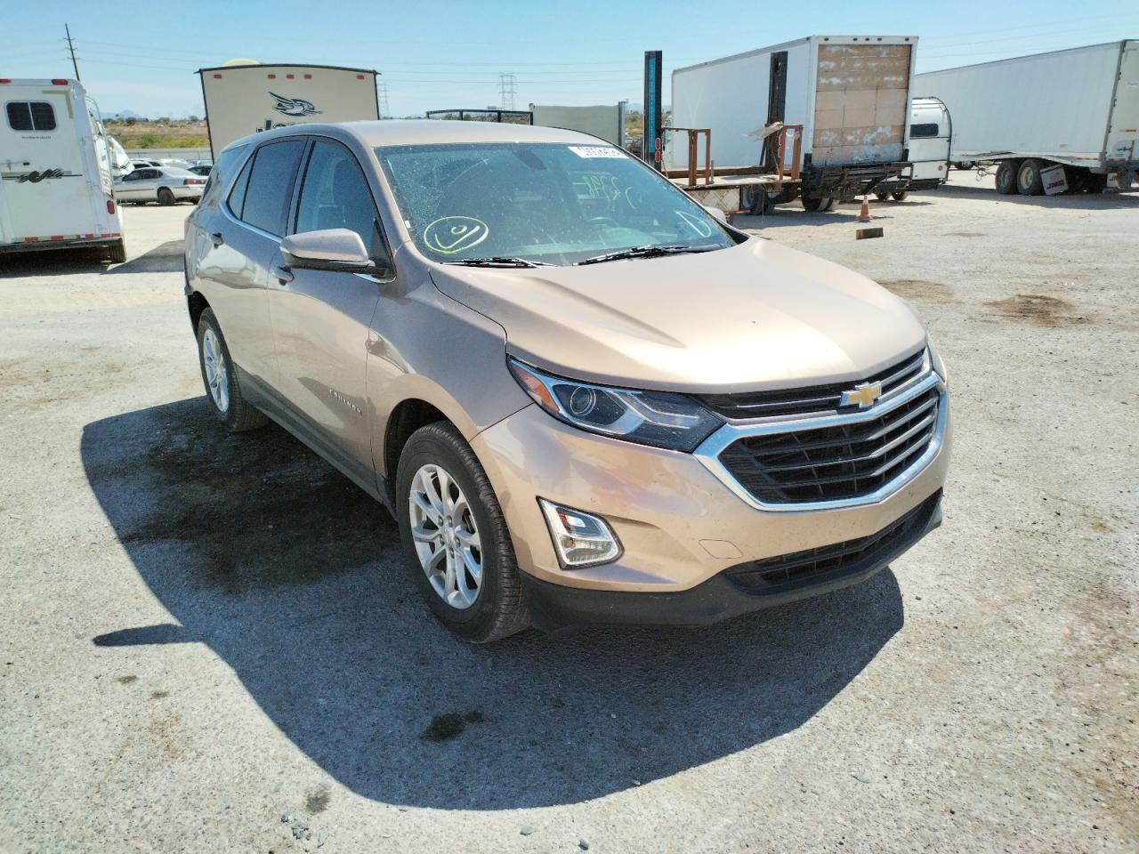 CHEVROLET EQUINOX LT 2018 with VIN 3GNAXJEV5JL352786 - Photo from auction