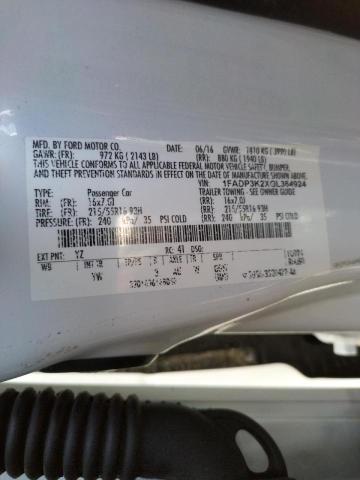 Photo 10 from auction – 2016 FORD FOCUS SE with VIN 1FADP3K2XGL364924