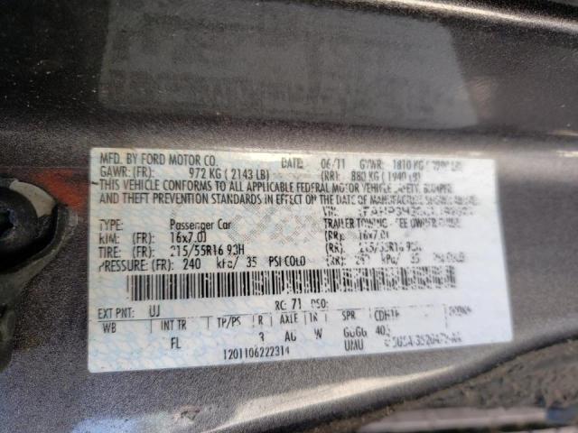 Photo 10 from auction – 2012 FORD FOCUS SEL with VIN 1FAHP3H22CL192021