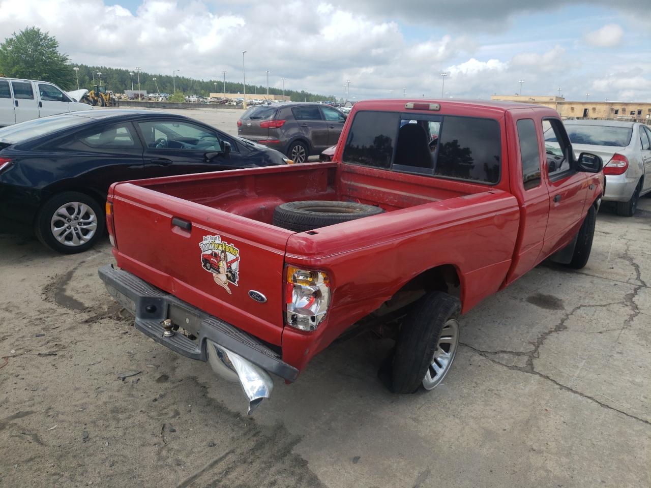 Photo 4 from auction – 1999 FORD RANGER with VIN 1FTYR14V6XTA93278