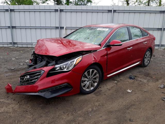 Photo 2 from auction – 2017 HYUNDAI SONATA SPO with VIN 5NPE34AF7HH590736