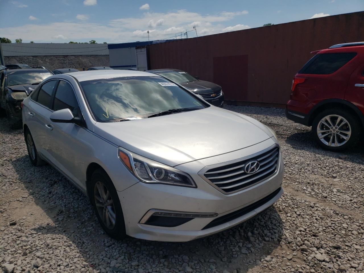 HYUNDAI SONATA SE 2015 with VIN 5NPE24AF2FH180409 - Photo from auction