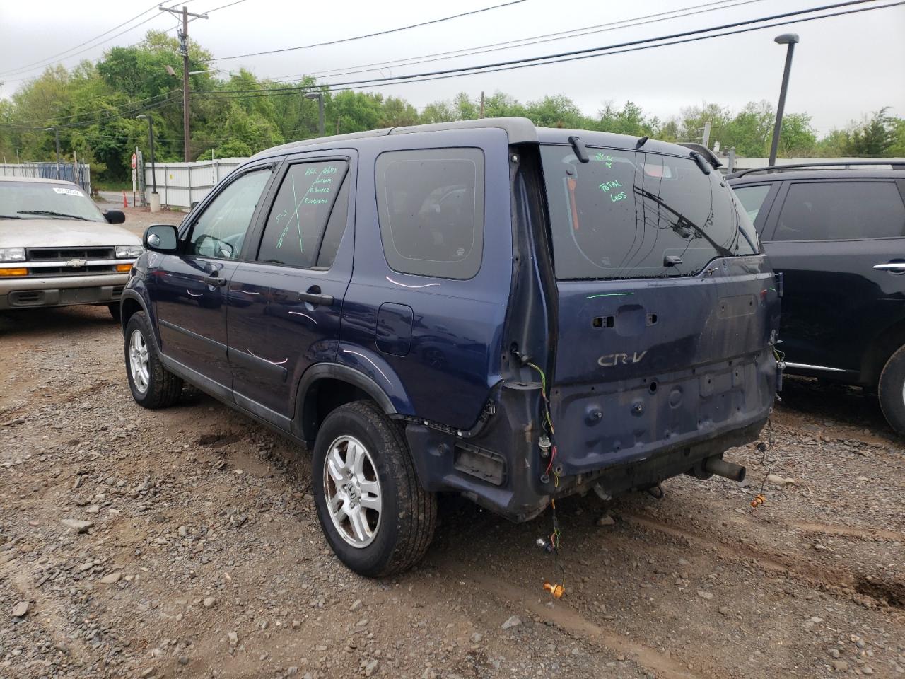 Photo 3 from auction – 2004 HONDA CR-V LX with VIN SHSRD68484U205331