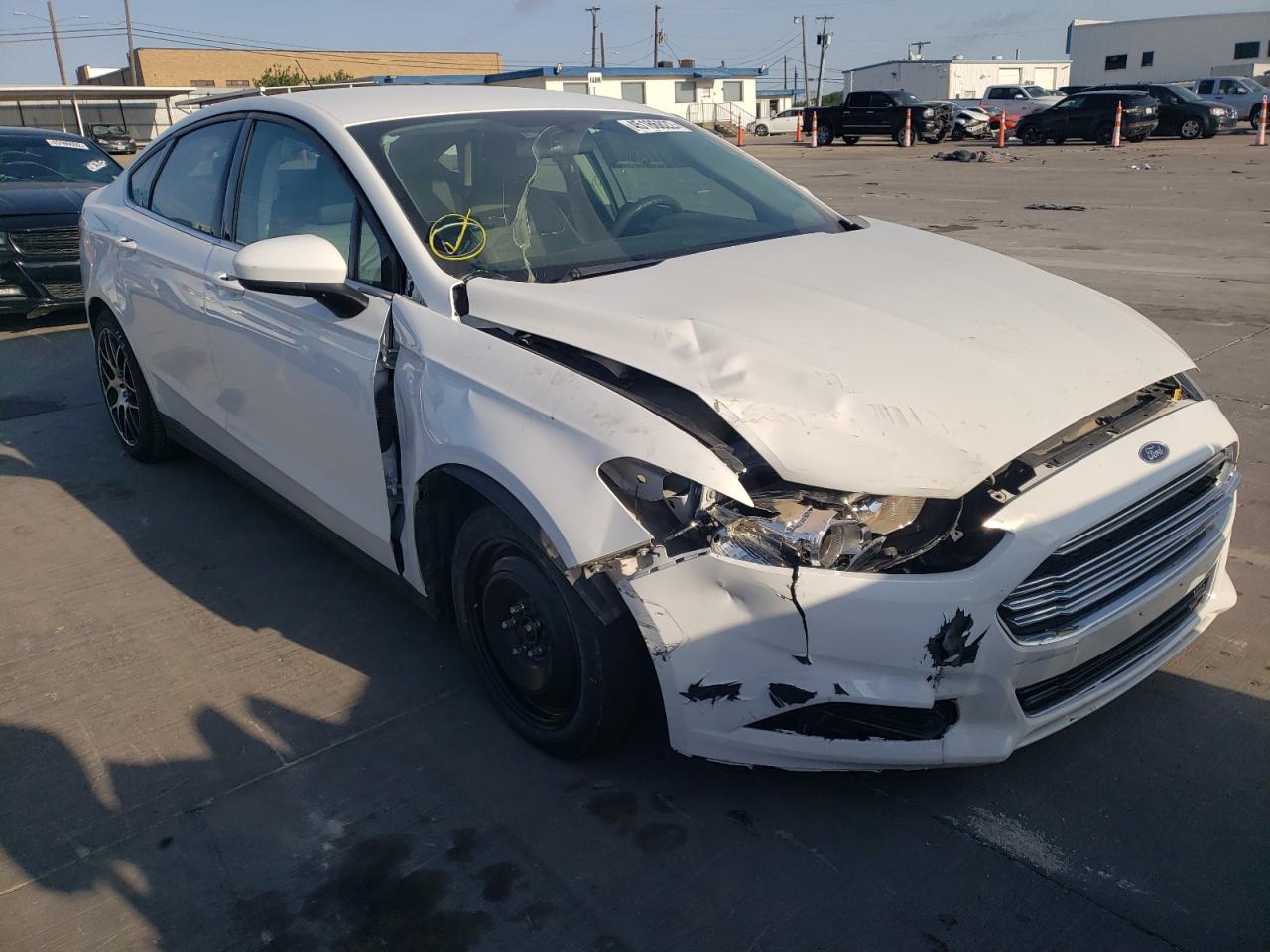FORD FUSION S 2016 with VIN 3FA6P0G72GR329341 - Photo from auction