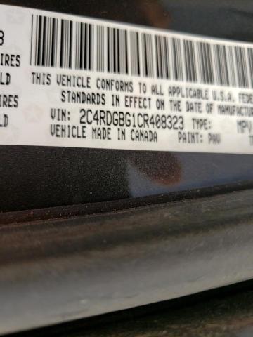 Photo 10 from auction – 2012 DODGE GRAND CARA with VIN 2C4RDGBG1CR408323